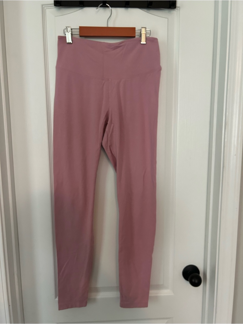 Mauve High-Waist Leggings